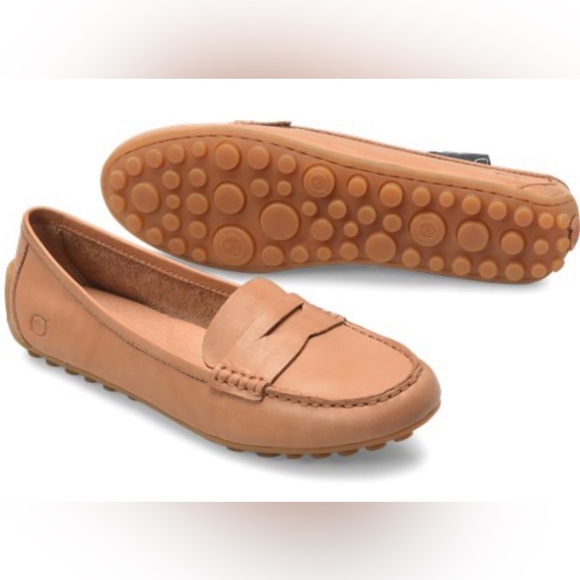 Born Shoes - Born Tan Leather Loafers